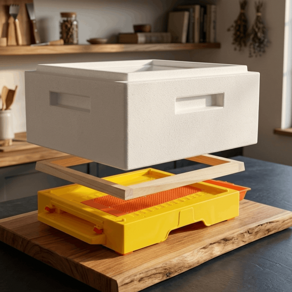 Frankenbeute® Pollenboden mit Holzadapter