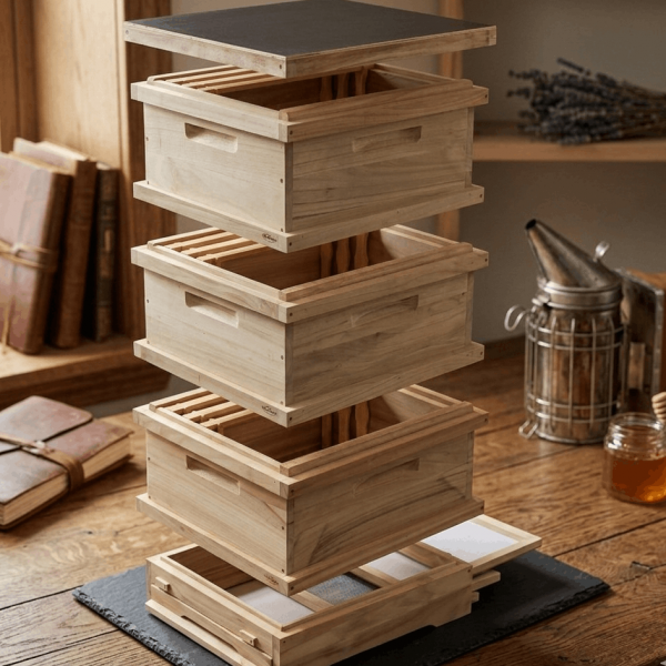 Varroa Schieblade für Holz Hochboden Frankenbeute