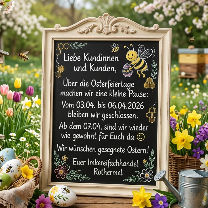 Schließzeiten Ostern 2026