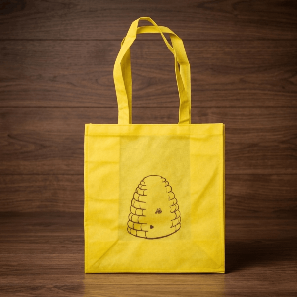 ApiSina® Tragetasche gelb "Bienenkorb"