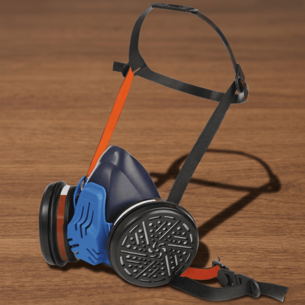 Halbmaske, mit 2 Filtern