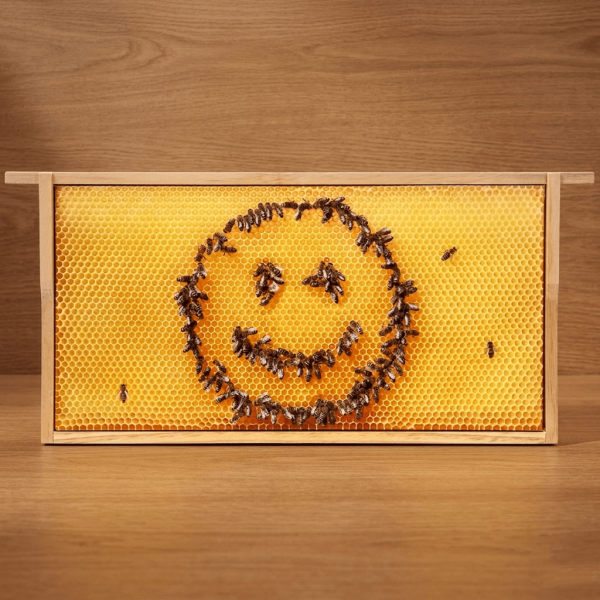 SIPA® Bilder-Rähmchen "Bienen-Smiley"