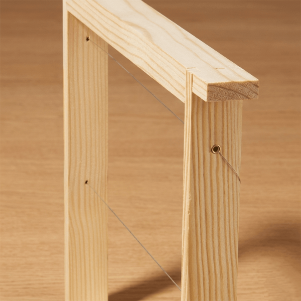 ApiTek® ERB Rähmchen gedrahtet 460 mm, gerade Seiten