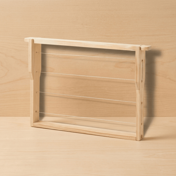 ApiTek® Rähmchen gedrahtet Warré Beute 200 mm, Hoffmann-Seiten