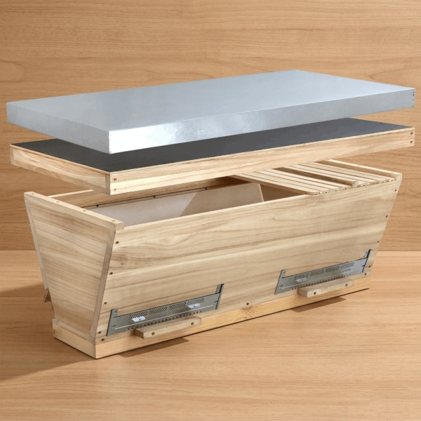Top Bar Hive mit Fenster