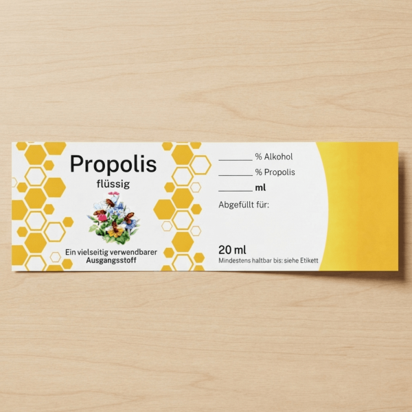 Flores Etikett Propolis, universal