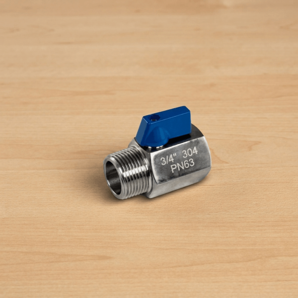 Mini-Kugelhahn 3/4 Zoll für Rähmchenwaschanlage