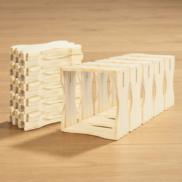 Rütli® Wabenhonig-Rähmchen aus Holz 10er-Set