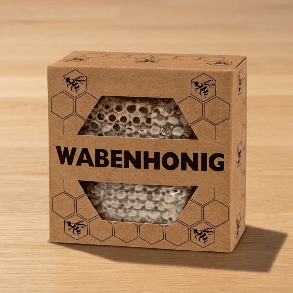 Wabenhonig Verpackung "Waben und Bienen"