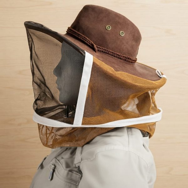 ApiTek® Cowboyhut-Schleier-Kombination