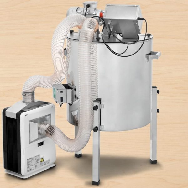 ApiCera® Rührmaschine 185 kg doppelwandig mit Heizung und Trockner, Vollautomat