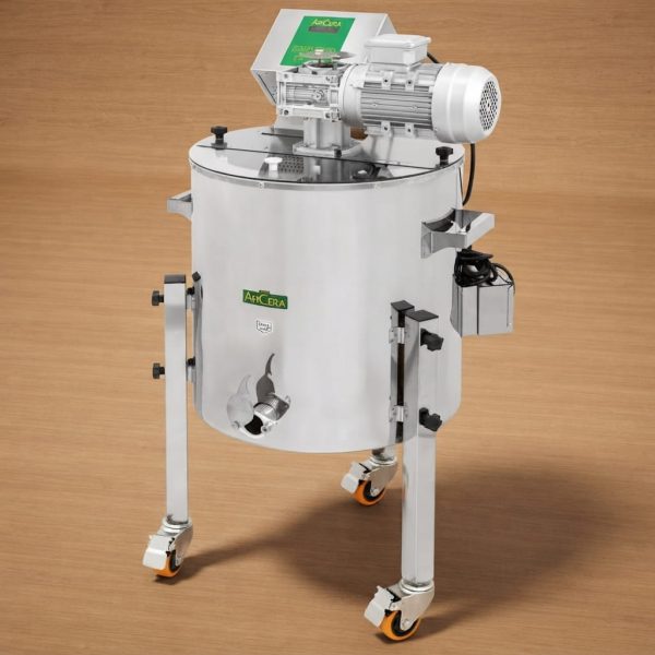 ApiCera® Rührmaschine 70 kg doppelwandig mit Heizung, Vollautomat