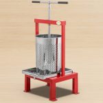ApiTek® Edelstahl Honigpresse mit Handgriff