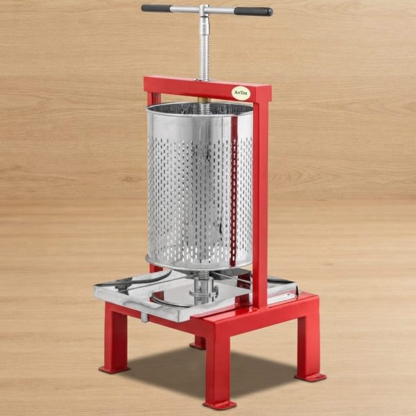 ApiTek® Edelstahl Honigpresse mit Handgriff