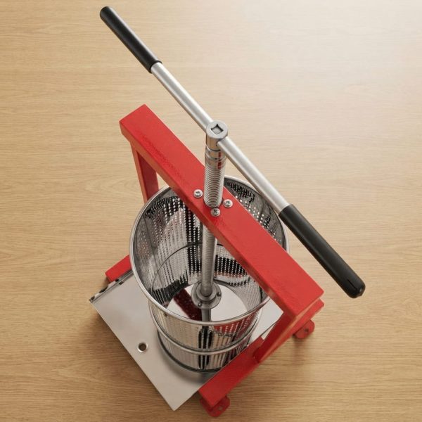ApiTek® Edelstahl Honigpresse mit Handgriff