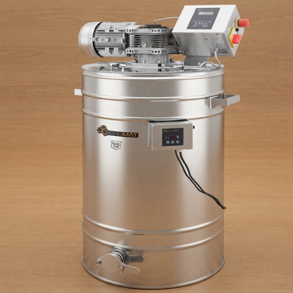 Bienomat® PRO Rührmaschine 210 kg doppelwandig mit Heizung – 230 V