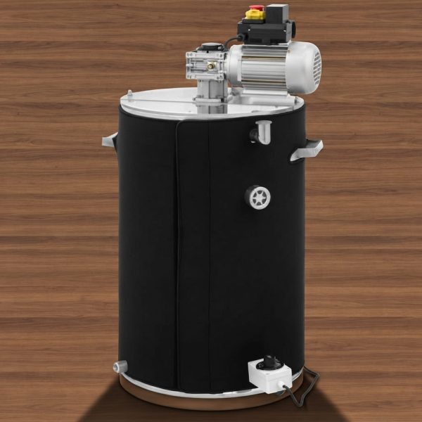 SIPA® Rührmaschine 100 kg doppelwandig mit Heizung und Quetschhahn