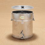 ApiNord® Abfüllkübel 35 kg aus Edelstahl