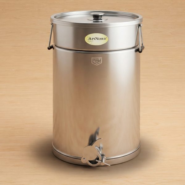 ApiNord® Abfüllkübel 50 kg aus Edelstahl