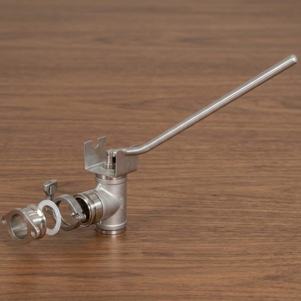 ApiTek® Hebelquetschhahn mit Quetschhahn-Adapter