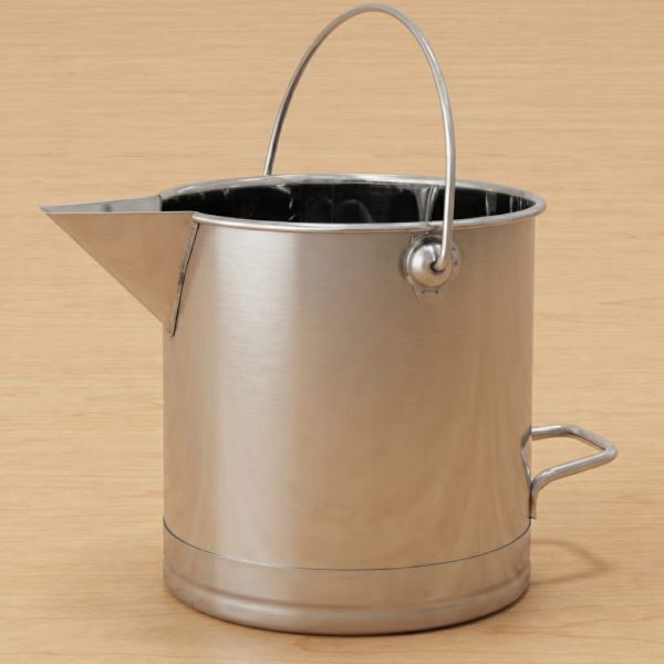 ApiTek® Honigkanne aus Edelstahl 12 L, mit Rundbügel