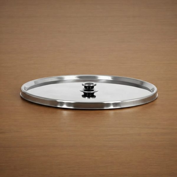 Edelstahl Deckel Ø 30,5 cm mit Knauf