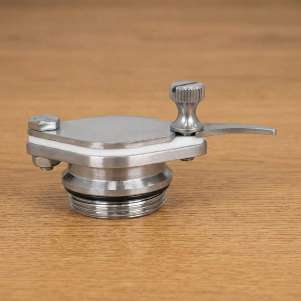 Edelstahl-Quetschhahn 1,5"