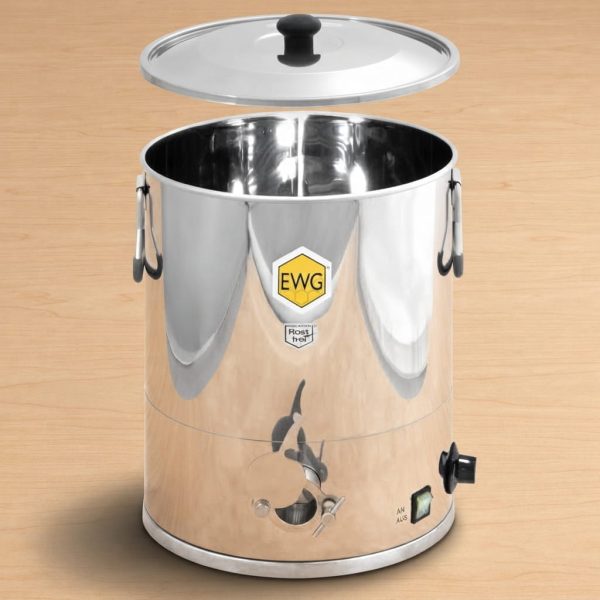 EWG® Schrägboden-Abfüller 25 kg aus Edelstahl mit Heizung
