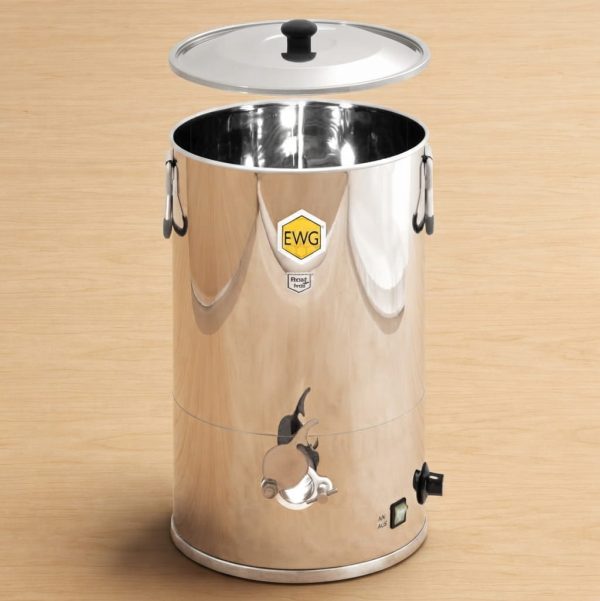 EWG® Schrägboden-Abfüller 35 kg aus Edelstahl mit Heizung