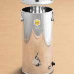 EWG® Schrägboden-Abfüller 50 kg aus Edelstahl mit Heizung