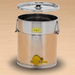 Imgut® Abfüllkübel 35 kg aus Edelstahl