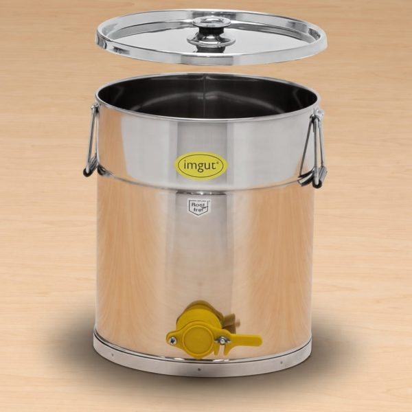Imgut® Abfüllkübel 35 kg aus Edelstahl