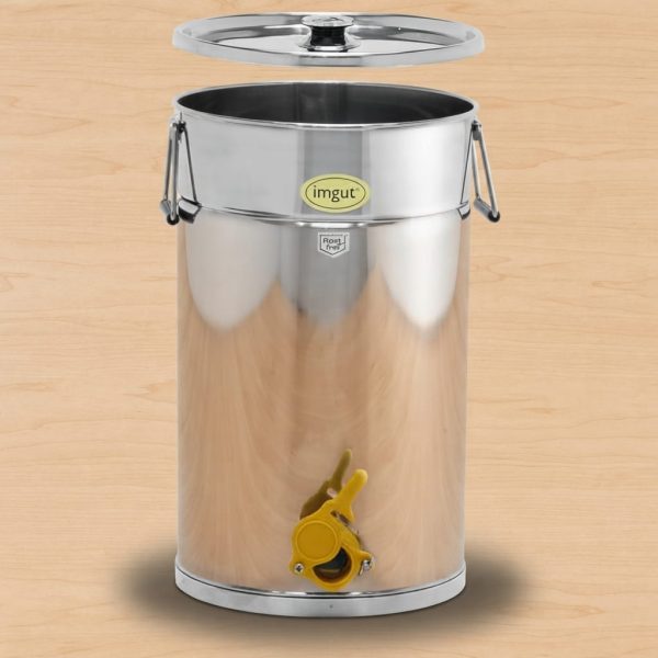 Imgut® Abfüllkübel 50 kg aus Edelstahl