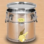 SIPA® Abfüllkübel 25 kg aus Edelstahl