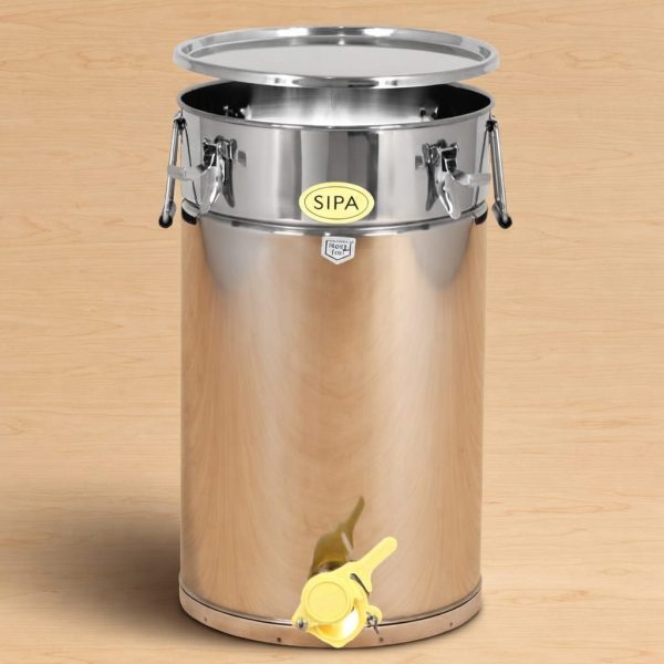 SIPA® Abfüllkübel 50 kg aus Edelstahl